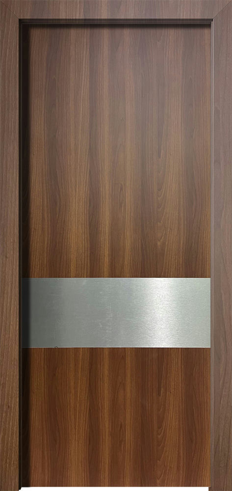 Экошпон с молдингом 11.26 орех 7801